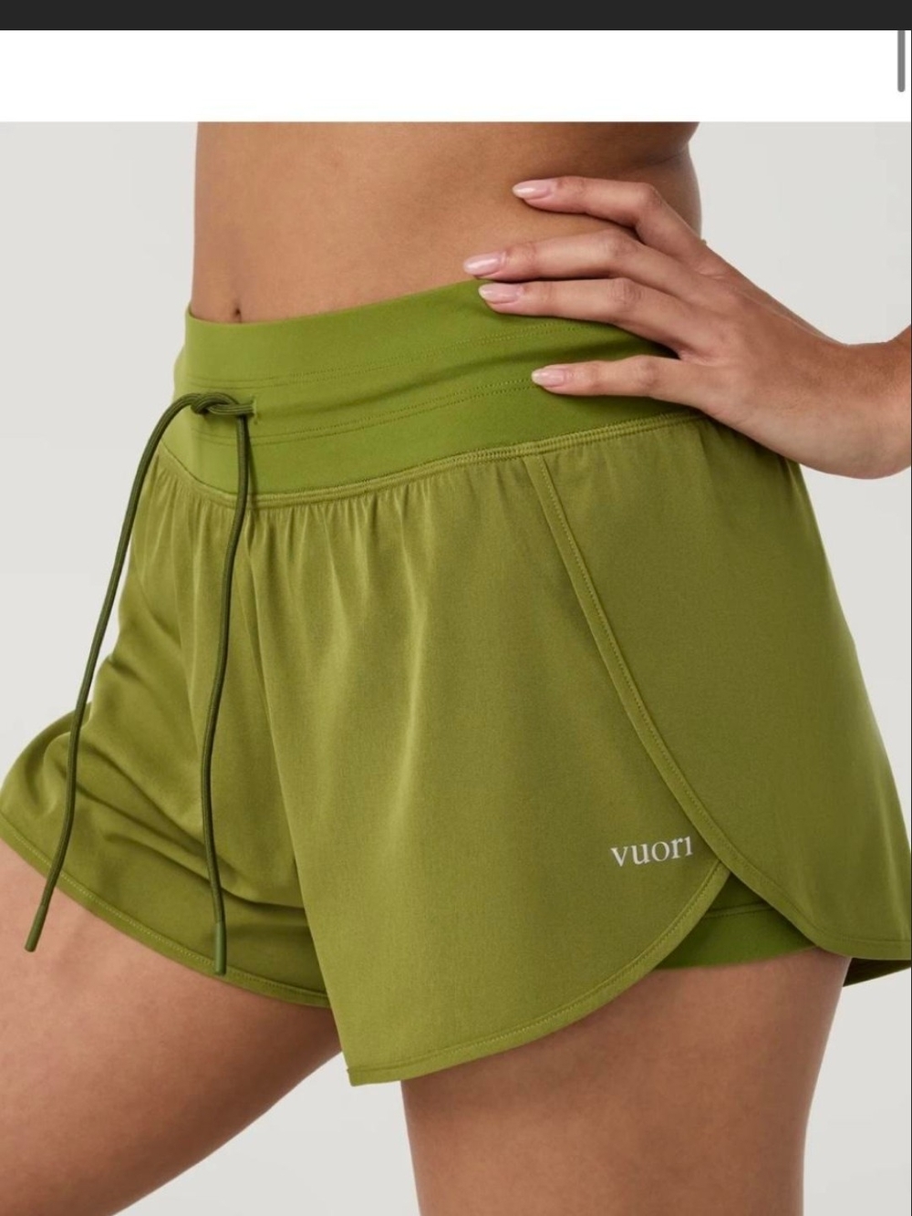 NWT Vuori Women's Daily Speed Short 2.5" In Meadow Size Small